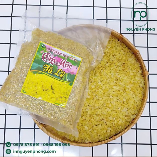 in tem nhãn cốm Tấy Bắc uy tín